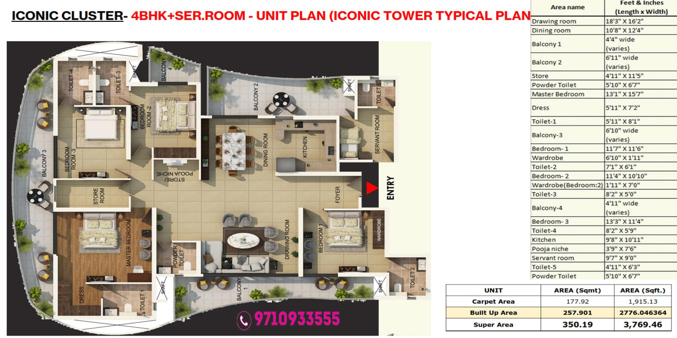 Gaur Aspire Leisure Park floor plan