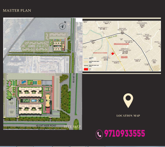 Gaur Aspire Leisure Park Location